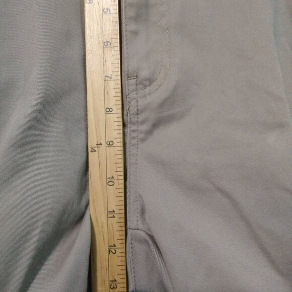 Volcom Shorts Mens 34 Beige Vmonty Stretch Chino Flat Front Skater Surf - Picture 4 of 9